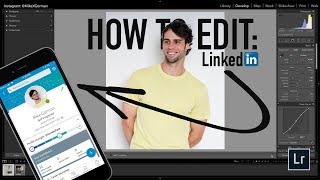 LinkedIn Profile Pictures Lightroom Tutorial [upl. by Marylee]