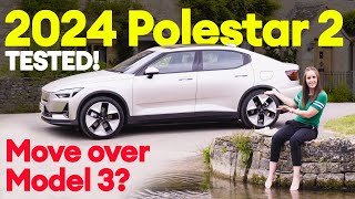 DRIVEN New Polestar 2 2024 Has the Tesla Model 3 finally met its match [upl. by Johm]