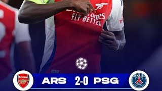 Arsenal vs PSG 20  All Goals amp Highlights  Champions League 2024 psg ucl arsenal [upl. by Alroi]