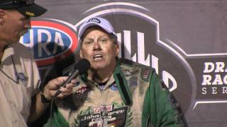 2010 NHRA Auto Club Finals Post Race Ceremonies John Force Speech quotAt the end of the Dayquot [upl. by Strickman]