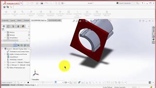 INTERESTING 90 degree dynamic cam follower mechanism in solidworks [upl. by Kama]