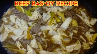 BEEF BASOY RECIPE [upl. by Sucramat]