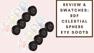 REVIEW amp SWATCHES RITUEL DE FILLE CELESTIAL SPHERE EYE SOOTS  Integrity Botanicals [upl. by Oisangi271]