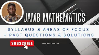 JAMB Mathematics Syllabus 2025 amp Areas of Concentration [upl. by Kucik]