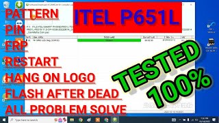 ITEL P651L HANG ON LOGO  ITEL P651L FLASH AFTER DEAD  ITEL P651L TESTED FLASH FILE [upl. by Laroy39]