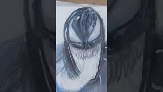 Venom drawing video art drawing venomshortsfeed shorttrendAkshaypatilart [upl. by Vaughan]