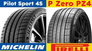 Michelin Pilot Sport 4S vs Pirelli P Zero PZ4 [upl. by Niliac]