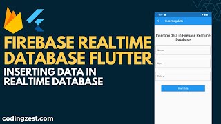 How to Insert Data in Firebase Realtime Database Flutter  Flutter Firebase Database CRUD 2022 [upl. by Aguayo16]