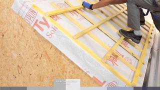 DuPont™ Tyvek® difuzinės plėvelės montavimo instrukcija [upl. by Ahser39]