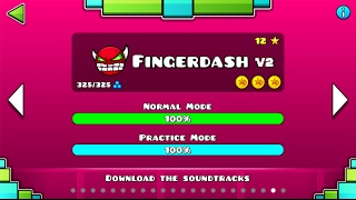 FINGERDASH VERSION 2  GEOMETRY DASH 21 [upl. by Tice666]