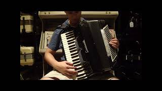 5283  Black Pancordion Crucianelli Piano Accordion LMMH 41 120 1499 [upl. by Arahk]