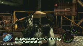 Resident Evil 5 BSAA Emblem Guide Chapter 52 [upl. by Thomey]