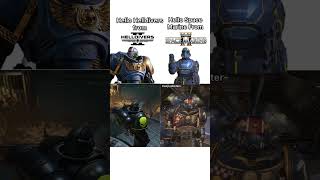 I had to Make This meme  Helldivers 2 X Space Marine 2 [upl. by Aleyak]