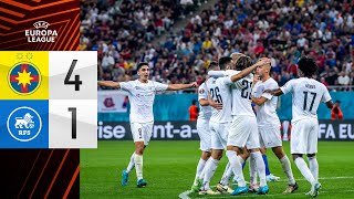 FCSB 41 FC RFS  HIGHLIGHTS  LABĀKIE MOMENTI  UEFA EUROPA LEAGUE [upl. by Ancilin]