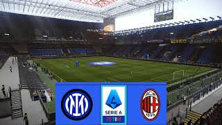 Milan Derby Inter vs Milan Serie A Big Game Full Match Highlights Skillful PES gameplay [upl. by Arquit]