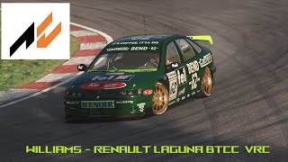 ASSETTO CORSA test vrc btcc 1999 RenaultWilliams Laguna BTCC [upl. by Regan]