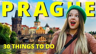 TOP 30 Things to Do in Prague FirstTimers Travel Guide [upl. by Haile]