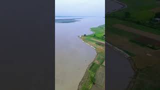 পদ্ম পাড়ের গ্রাম কি সুন্দর ভিউ ‌Drone view shorts shortvideos trending drone [upl. by Assenov]