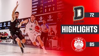 Derthona Tortona vs Olimpia Milano  Highlights [upl. by Nnairrek]