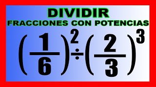 ✅👉Division de Fracciones con Parentesis y Potencias [upl. by Ahsieyk134]