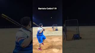 HR de Bartolo Colón en sóftbol 🔥😎 [upl. by Mcgraw]