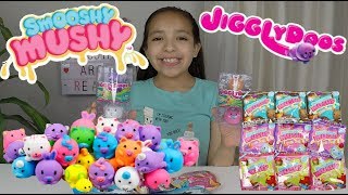 Smooshy Mushy Besties Series 2 JigglyDoos amp Unicorn Balloon Ball Opening NEW [upl. by Mot]