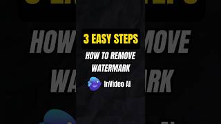 How To Remove Watermark From InVideo AI 2024 shorts [upl. by Merrili]