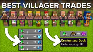 The BEST TRADES With Every Minecraft Villager Guide [upl. by Aloysius]