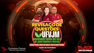 UFVJM  Administração Língua Portuguesa e Direito Constitucional  Revisaço de Questões  Concurso [upl. by Ainehta]