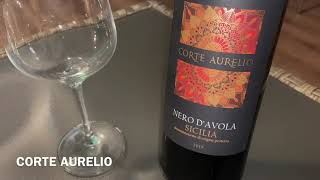 Pijemy włoskie wino CORTE AURELIO NERO D’AVOLA SICILIA 2019 kupione w Lidlu 48 [upl. by Karlen554]