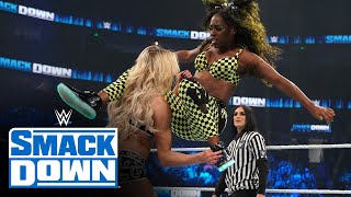 Naomi vs Charlotte Flair SmackDown Jan 21 2022 [upl. by Atina851]