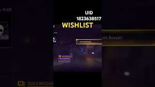 FREE FIRE WISHLIST sound [upl. by Qidas]