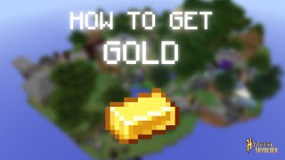 Hypixel Skyblock Stranded How To Get Gold [upl. by Chon]