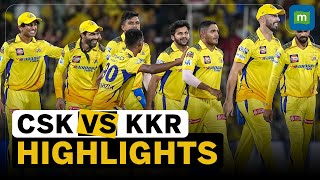 IPL 2024 Match 22 Highlights  CSK beat KKR by seven wickets [upl. by Honoria]