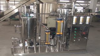 carbon dioxide mixer automatic C02 beverage drinks blending mixing equipment juice water agitator [upl. by Geerts850]