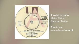 Gerry Rafferty  Get It Right Next Time 1979 [upl. by Rojas]