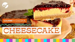 CÓMO hacer el MEJOR CHEESECAKE de FRUTOS ROJOS  Receta rápida fácil y rica [upl. by Harbison]