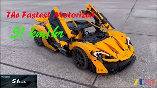 51kmh LEGO McLaren P1 42172 RC High Performance Brushless [upl. by Lirpa]