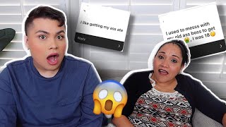 Reacting To My Followers Deepest Secrets WITH MY MOM [upl. by Akyre789]