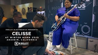 Keeley Electronics Presents Winter NAMM 2020 Shorts  Celisse w Fuzz Bender ECCOS Omni Reverb [upl. by Koosis]