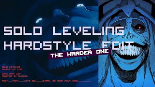 SOLO LEVELING Hardstyle Edit 🔥 THE HARDER ONE [upl. by Bartholomeo]