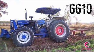 Tractor 2018  รถไถ FORD 6610 รถไถฟอร์ดเกรดไถดันคันนา แรง เสียงแสบทรวง [upl. by Aynik]