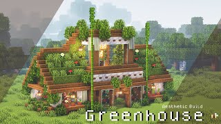 Minecraft How To Build a Greenhouse 🌿✨ Botanical House  Snishinka [upl. by Hasina]