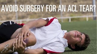 ACL injury Nonsurgical treatment [upl. by Banyaz827]