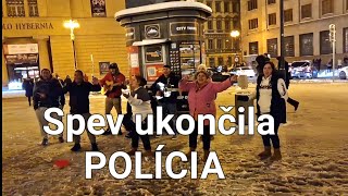 GYPSY MUSIC AND CZECH POLICE IN PRAGUE [upl. by Fiedler]