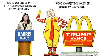 OCTOBER 22 Funny Cartoon  American Political Caricature  Breaking News  Trump Kamala Biden Comic [upl. by Jahdai20]