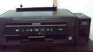 Epson l382  l386  l486  l365 information page Epson printhead cleaning Epson kafa temizleme [upl. by Hannej]