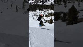 Snowboarding in the eastern sierras 💥 snowboarding wintersport actionsports snowboard [upl. by Wendell794]