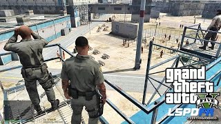 LSPDFR 459 CORRECTIONAL OFFICERS  GTA 5 REAL LIFE POLICE MOD [upl. by Htnamas288]