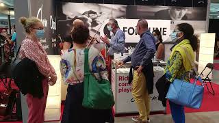 ForTune Strings booth in Cremona Mondomusica exhibition 2021 [upl. by Plerre]